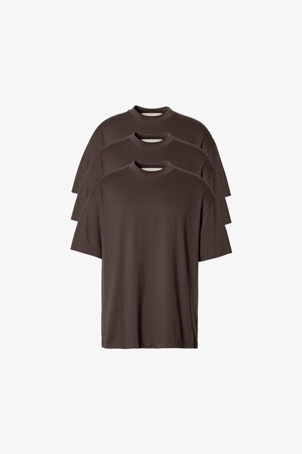Heavy Every Day Tee 3 Pack - Chocolate