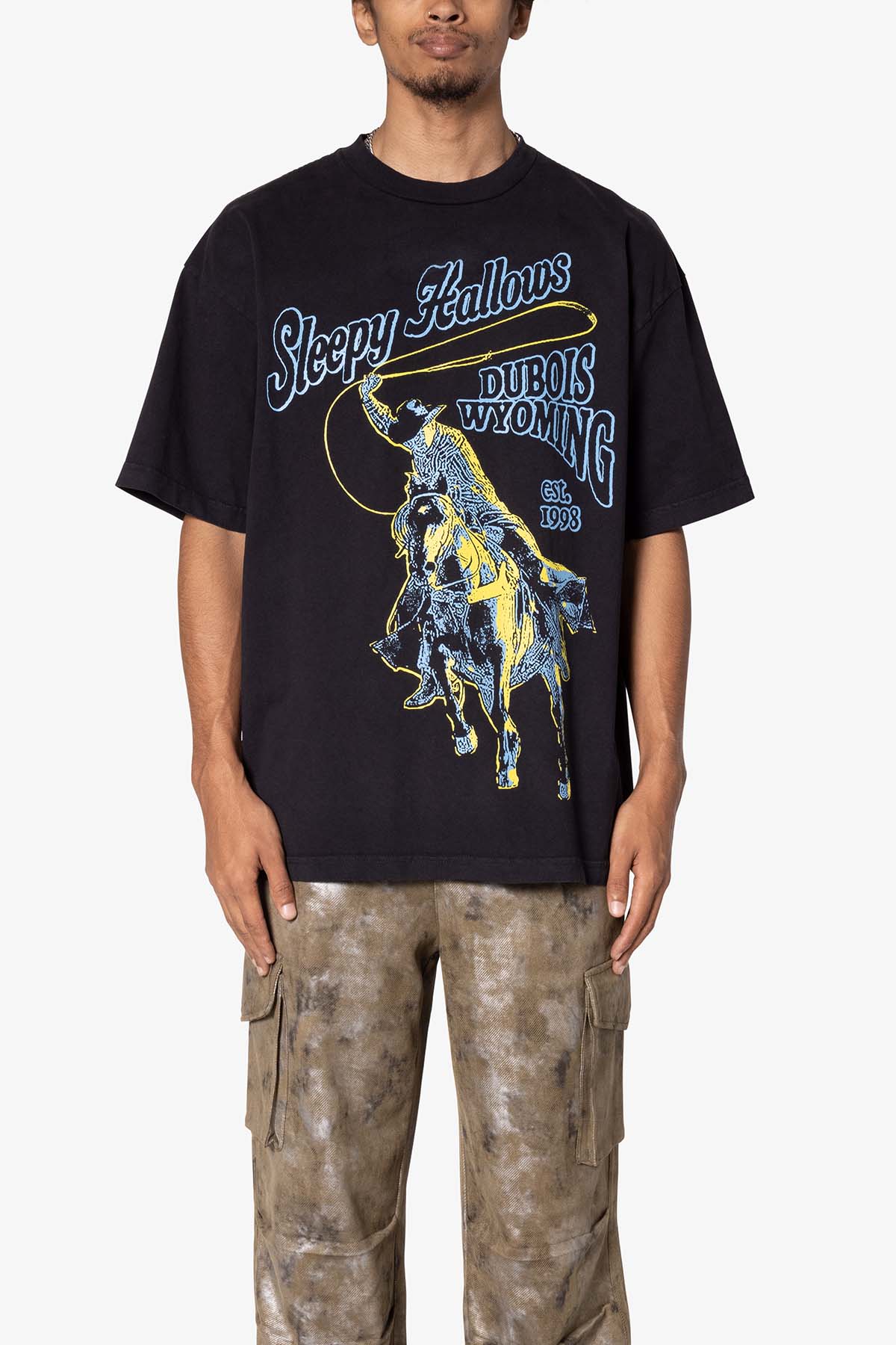 Lasso Tee - Washed Black